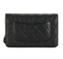 So Black Wallet On Chain, &pound;2,200, Handbags, Black, Lambskin Leather, Back view